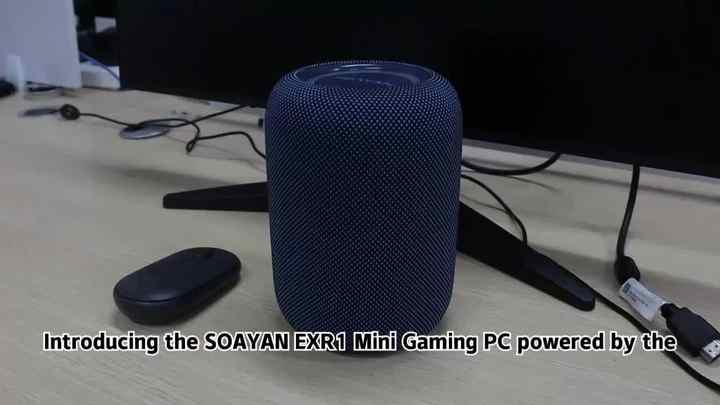 SOAYAN EXR1 Mini PC: AMD Ryzen 7, 32GB DDR5 RAM, 1TB SSD, Dual