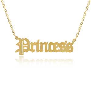 Sophisticated Gold Plated Name Necklace Of The Finest Quality Alibaba Com