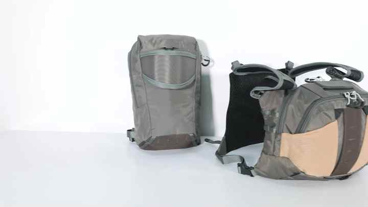 Goture Sac à dos de pêche avec 4 boîtes de matériel de pêche, 45 L, 600D, avec supports de canne, 8 poches pour leurres, housse de pluie, grand sac de pêche en