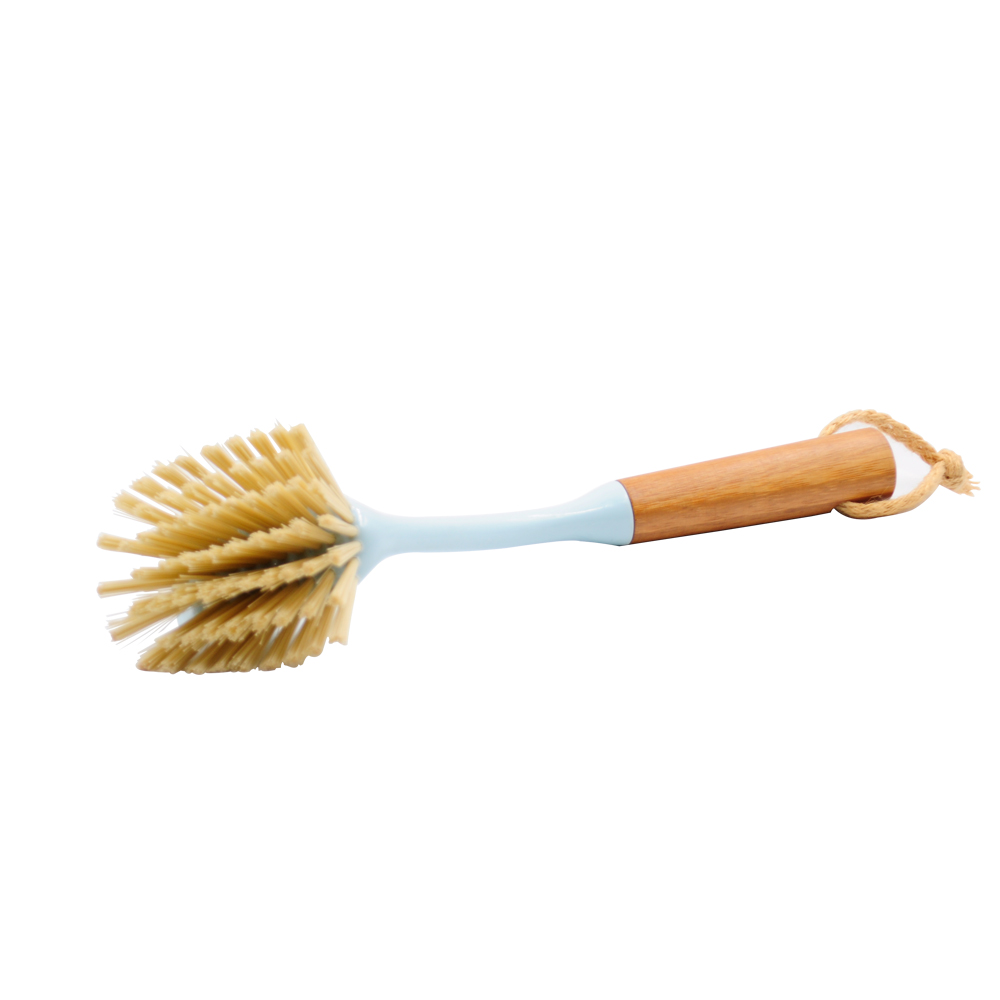 Eco Friendly Natural Wooden Long Handle Milk Bottle Cleaning Brush Set