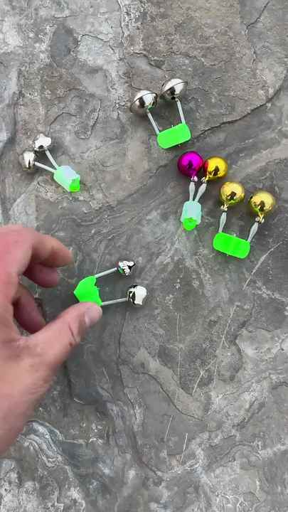 Wholesale Outdoor Fishing Bells 16mm 18mm 20mm Loaded Clip Fishing Rod Alarm Double Silver Bells Sea Fishing Pole Wholesale Outdoor Fishing Bells 16mm 18mm 20mm Loaded Clip Fishing Rod Alarm Double Silver Bells Sea Fishing Pole