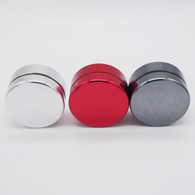 Высококачественный водонепроницаемый жесткий алюминиевый круглый футляр для хранения наушников, металлический футляр для переноски наушников