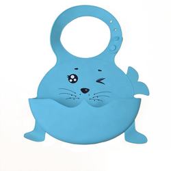 wholesale Silicone Baby Products Wholesale Waterproof Food Grade Silicone Baby Bibs seal KD-A03