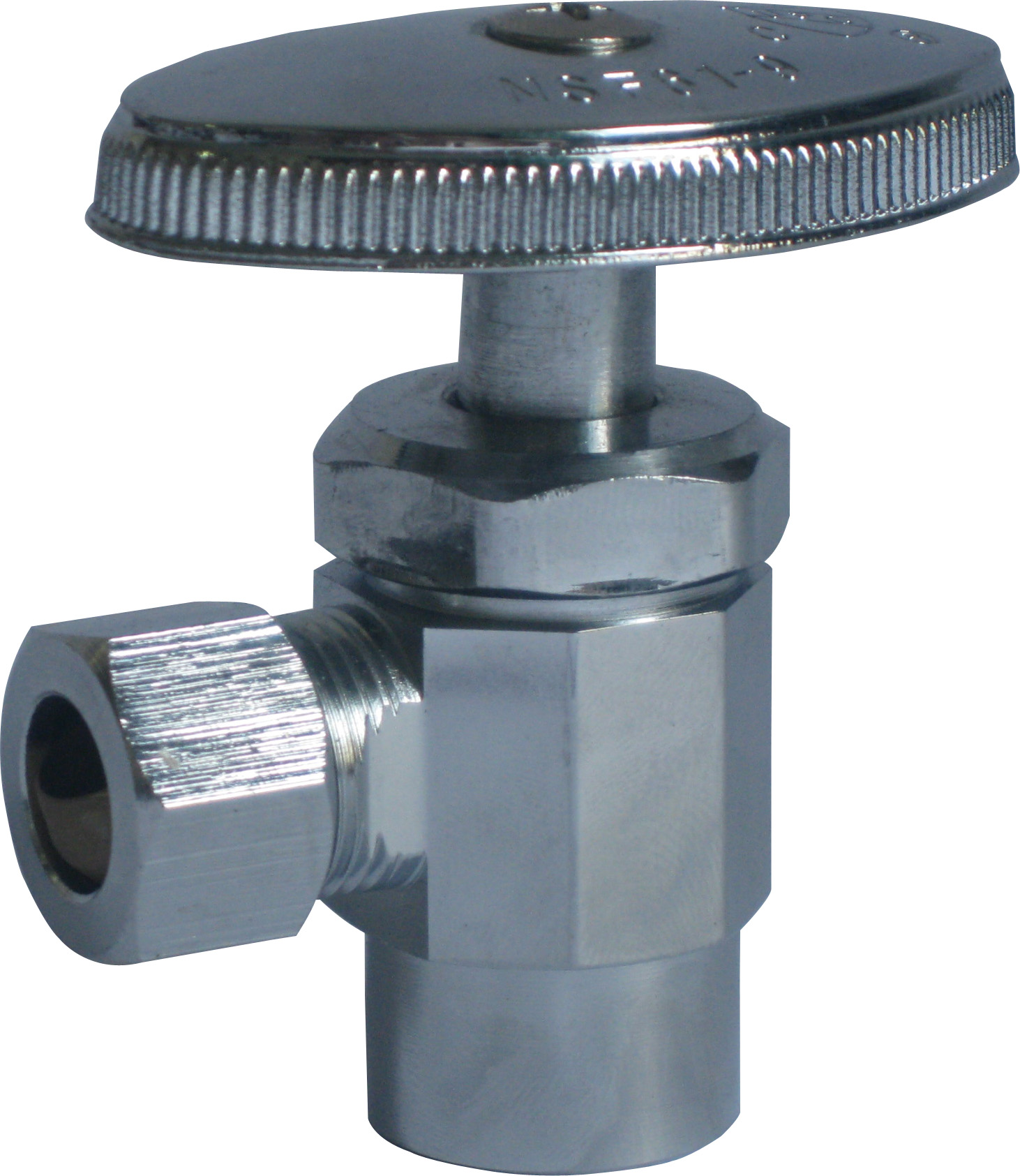 Professional manufacturer brass medium pressure Angle valve with compression outlet and sweat inlet