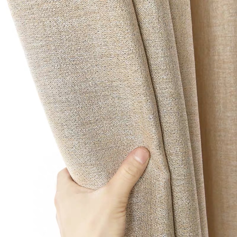 100% tecido de Linho Novo Design Pronto Feito Cortinas Blackout Cortinas Da Janela da Casa Moderna