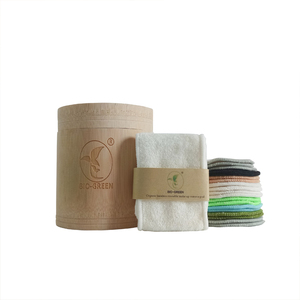 Factory directly wholesale round face reusable bamboo make up pads washable
