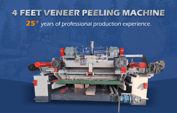 Wood Veneer Peeler Machine Wood Peeling Machine for Plywood Production line