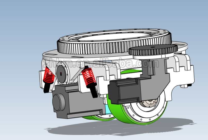 Conjunto resistente da roda do motor da unidade de movimentação DC/AC do AGV de ZL-484 10T