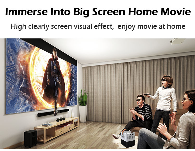 Cheapest 2500Lumen Mini Muiti-media Android LCD Projector Mini Portable Handy Projector