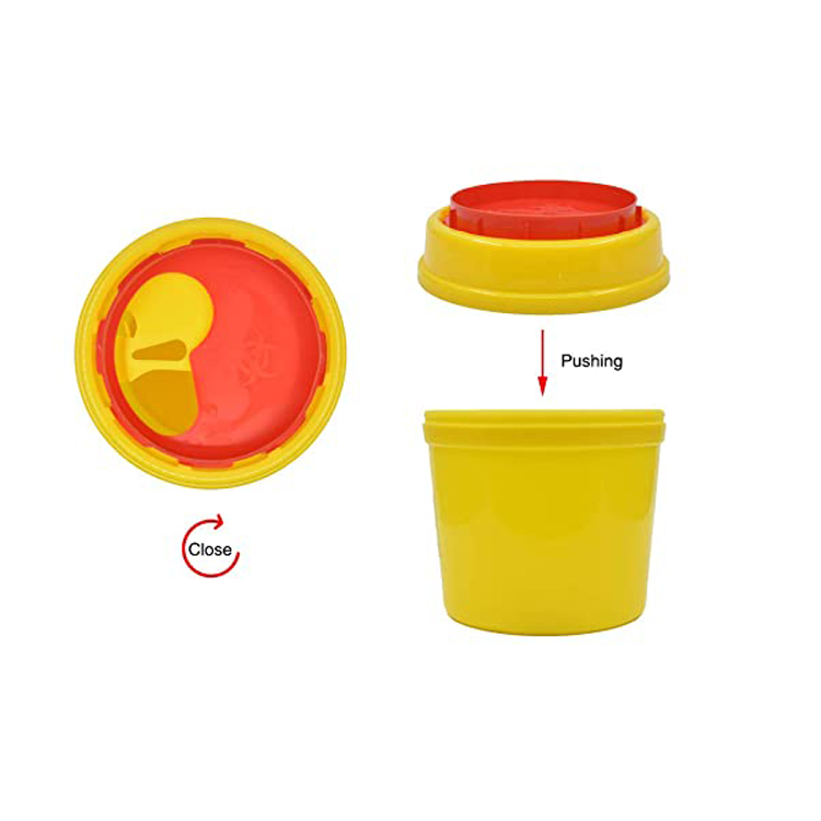 8L контейнер для хранения острых предметов медицинский от режущих отходов утилизации контейнеры для медицинских отходов ящик для багажа