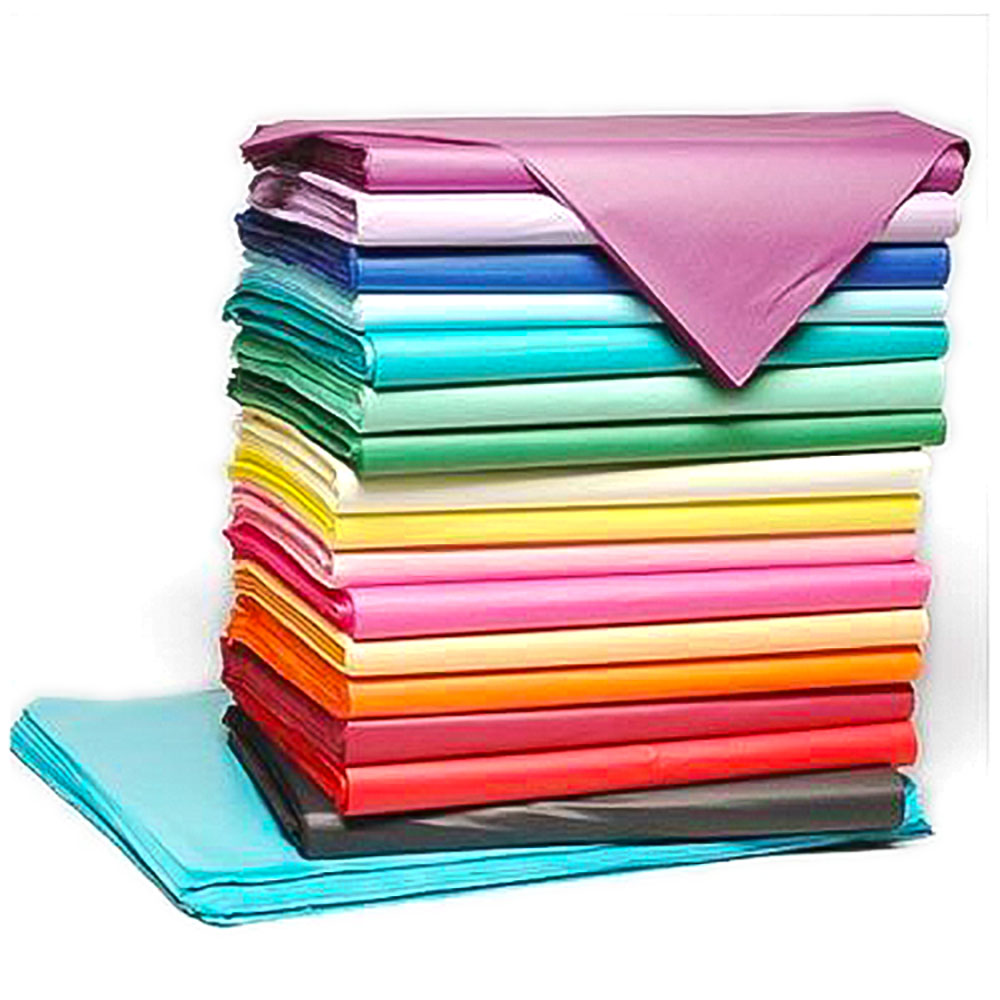 10 листов не содержащая кислоты папиросной бумаги различные цвета бумаги оболочки 50*75 см для подарка