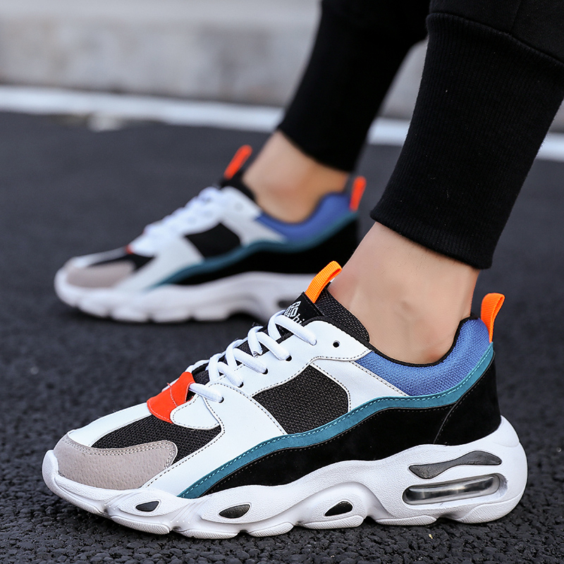 Новая модель, новая модная мужская повседневная спортивная обувь с воздушной подушкой, массивные кроссовки, мужская обувь для бега