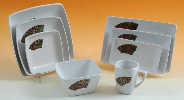 2020 new product colorful flowers wedding event porcelain dinnerware set ceramic