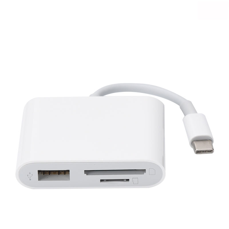 USB C к SD TF кардридер OTG адаптер Type C кабель кардридер