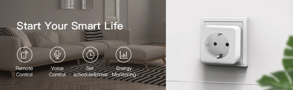 EU wifi smart plug smart outlet smart plug