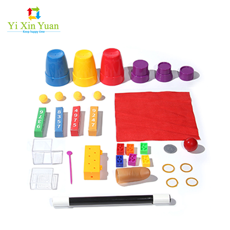 Оптовая продажа, легкая игра для обучения, интеллектуальная Новинка, игрушки, 35 различных способов, простой набор волшебных трюков для детей