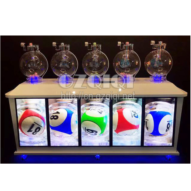 Изготовленная на заказ лотерейная машина с 5 моторами с большой емкостью