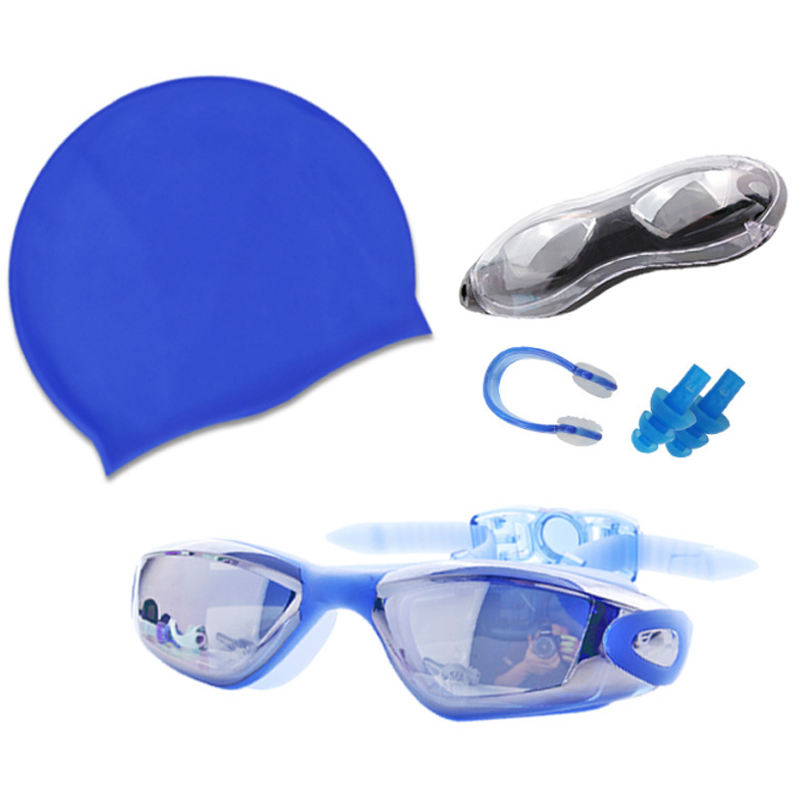 swimming glasses with nose