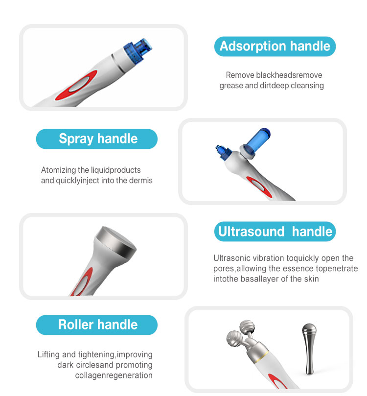 Oxygen Jet Face Care Beauty Machine For Wrinkle Removal Skin Tightening Lifting Anti-Aging Skin Care Rejuvenation