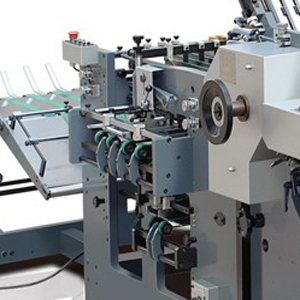 Combined 150m/Min 200gsm Paper Folding Machine With Sound Barrier