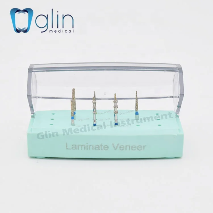 Стоматологическая Горячая продажа Алмазная фреза Набор стерилизуемый при высокой температуре ламинат шпон