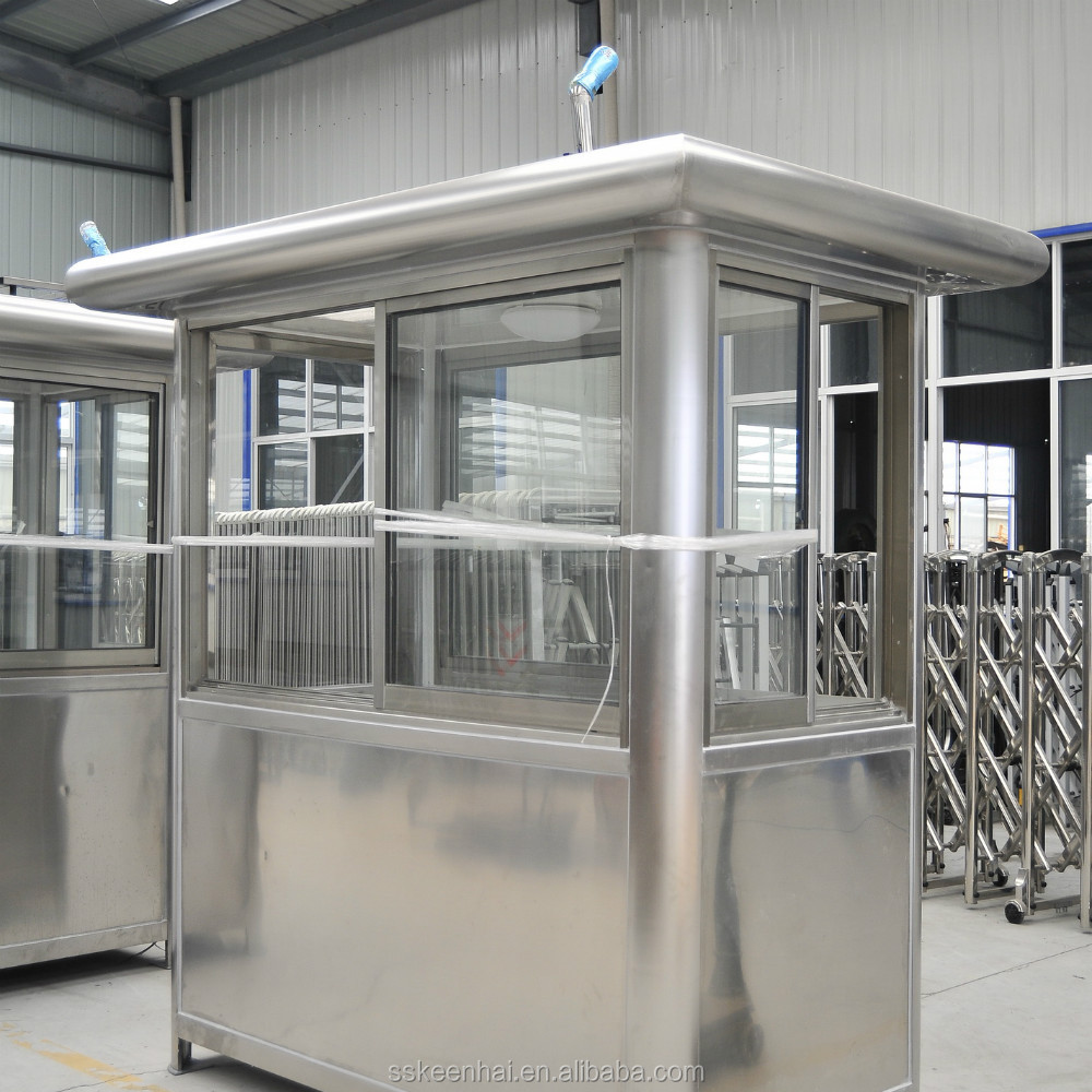 Внешний металлический сборный дом охраны портативный стенд безопасности