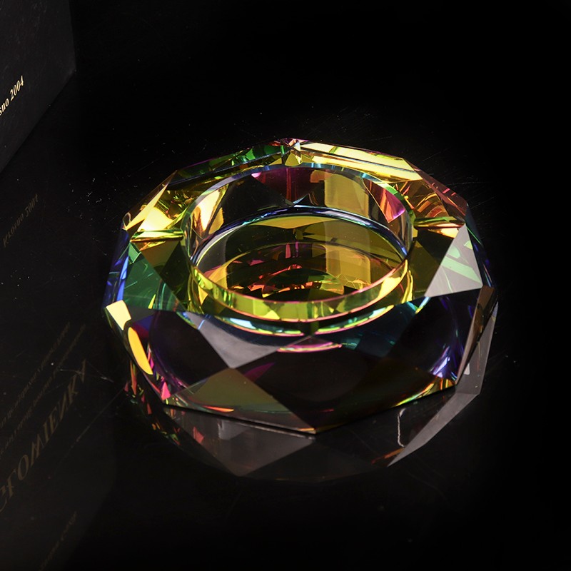 Высококачественная уникальная крутая подставка для пепельницы цвета шампанского