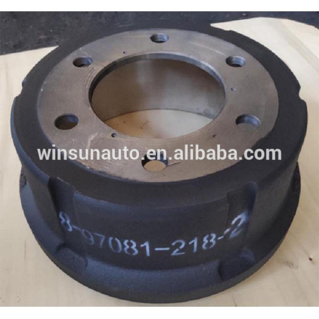 Japan Truck Brake Drum 8-97081-218-2 for ISUZU NPR