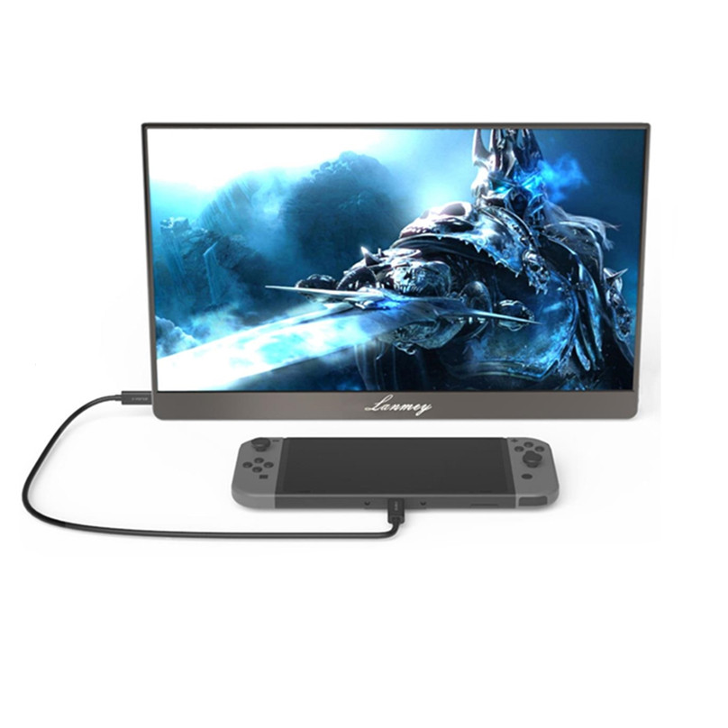 OEM 15,6 дюймовый портативный монитор, портативные игровые мониторы для PS5 Nintendo SWITCH Xbox Series X game