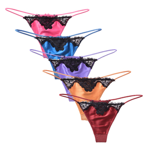 Hot sexy ladies t-back thong panties mature micro g string for women