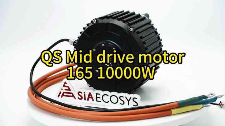 QS165 10KW PMSM Motor for Electric Motorcycle Performance
