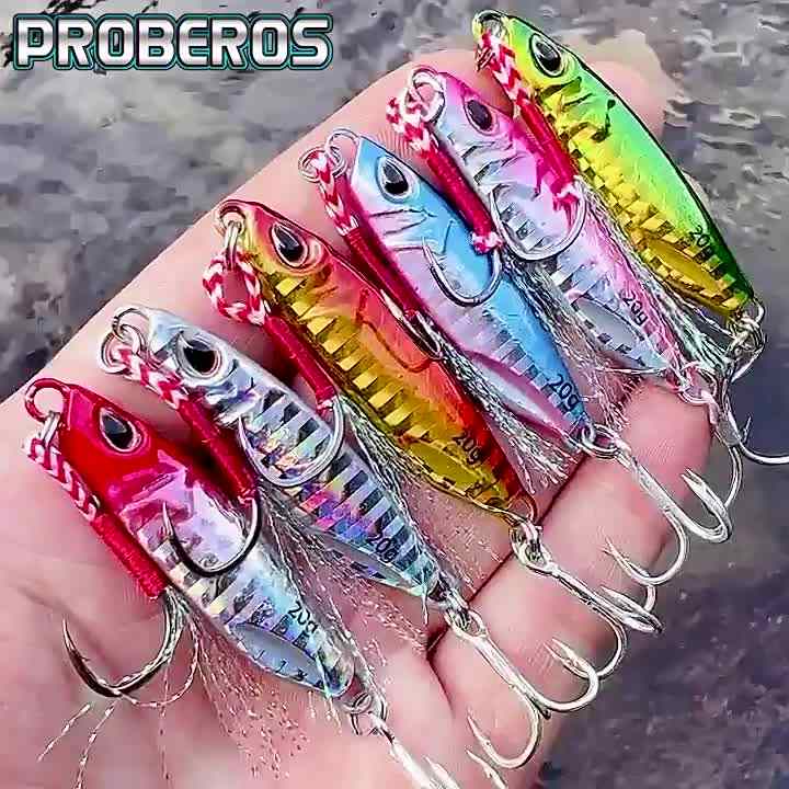 キャスティングルアー15個セット メタルシーショアキャスティングジグベイト10g-50g 淡水魚対応 海水
