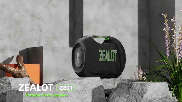 ZEALOT ZE01 120W Portable TWS Speaker - IPX6 Waterproof