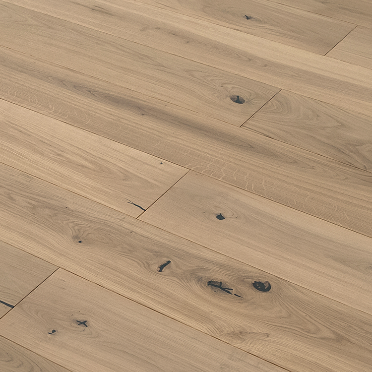 White oak silk white color export engineered  flooring