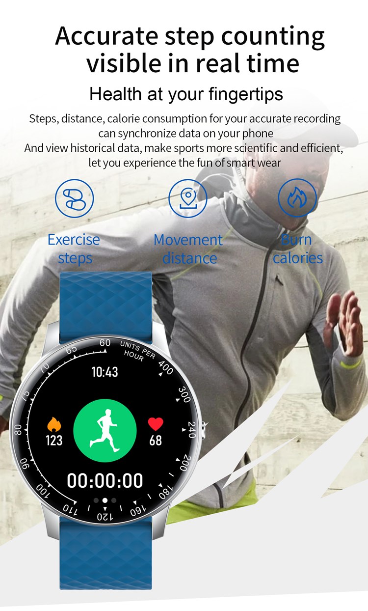H30 relógio smartwatch 2020, pulseira inteligente, personalizável, álbum, touch screen, bt, fitness, relógio, smartwatch, h30