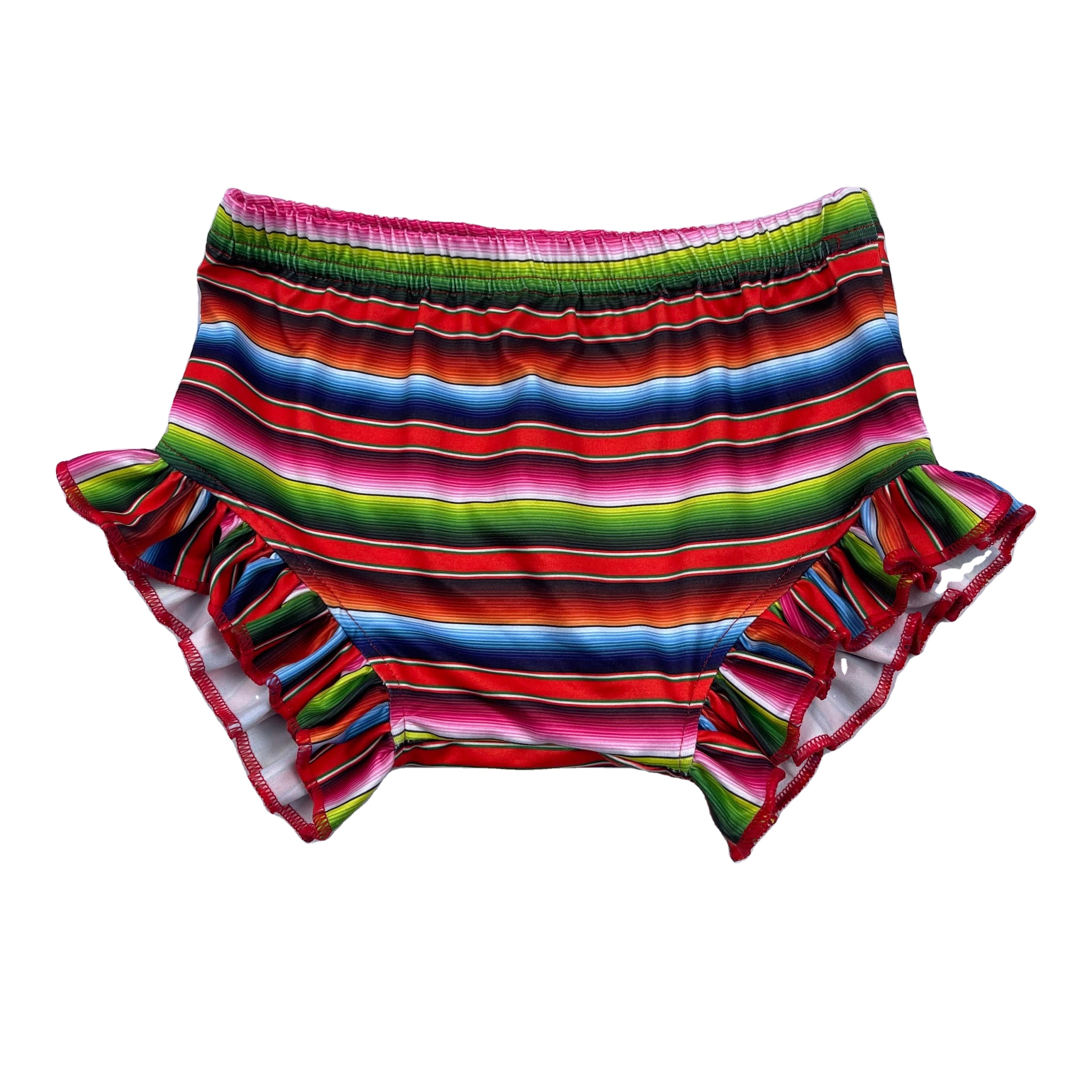 LZ 2020, унисекс, для младенцев и малышей, молочный шелк, ослепительные шаровары с принтом, с оборками, детское нижнее белье, радужные бамперы