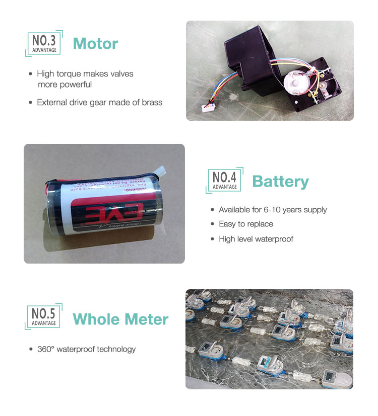 Dn15 water metering AMR digital LoRa lorawan smart water meter