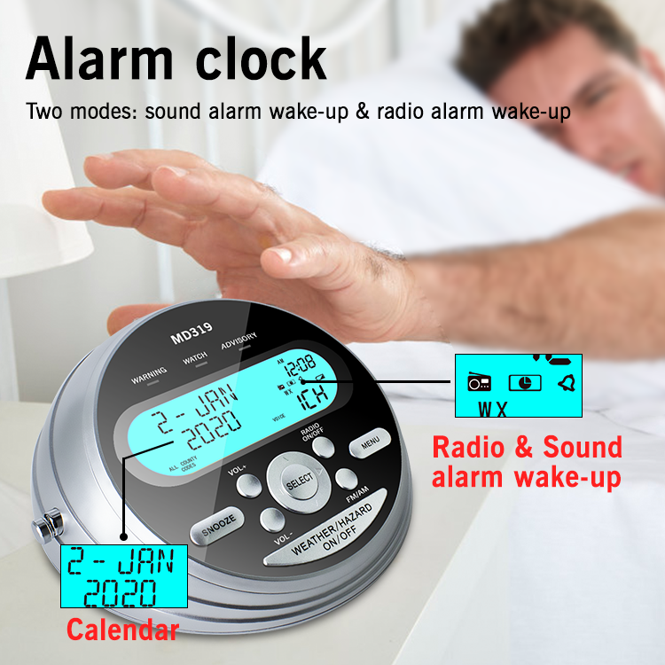 NOAA Emergency Weather Alert Radio mit S.A.M.E. Localized Programming