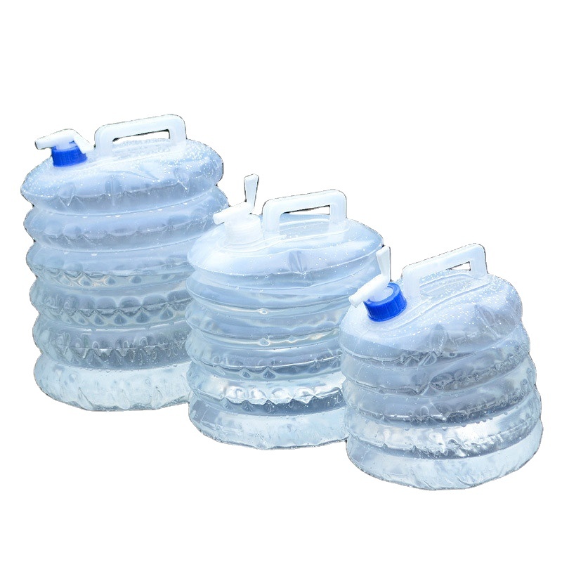 5L-15L Outdoor Collapsible Water Bucket Storage Water Container Light folding Water Bottle For Outdoor Camping Driving