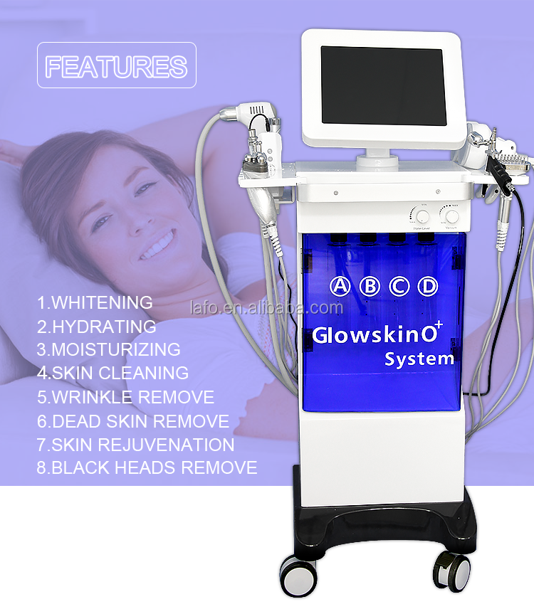 HOTTEST 11 in 1 multifunction microdermabrasion professional hydro dermabrasion / microdermabrasion machine