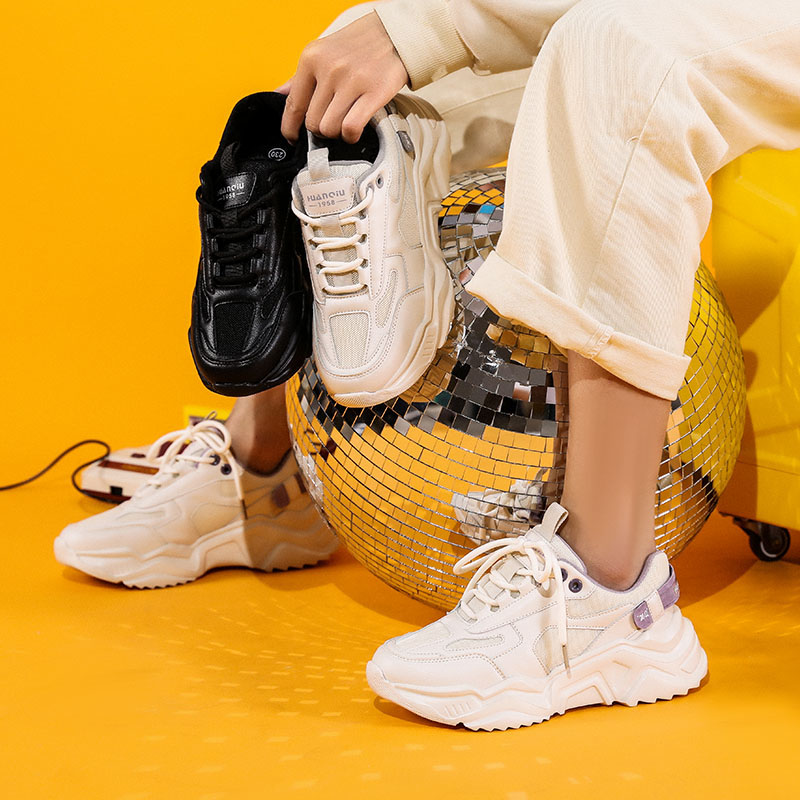20H209-1 HUANQIU модные белые кроссовки для бега на заказ для женщин и дам