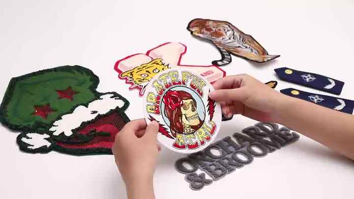 Factory Price Color English Letter Embroidery Patch Number Combination ...