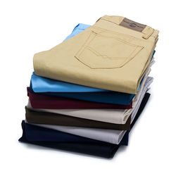 2020 Amazon Vender Novos Modelos Atacado Casual Longo Azul Cáqui Preto Jogger Calças dos homens Denim Calças de jeans de perna reta na China