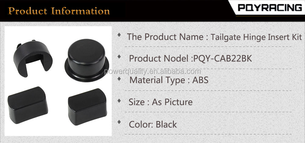 Tailgate Hinge Bushing Kit For Ford F-Series & Dodge Ram - 4pc - Foto 5