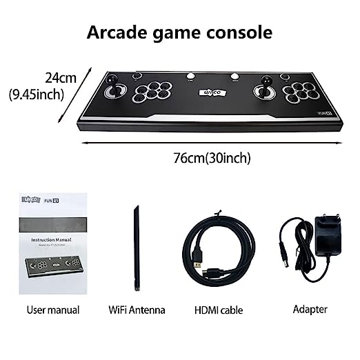 UNICO SNK NeoGeo Retro Arcade Stick - Pre-Loaded with 44 Classic