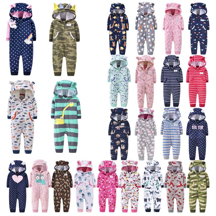 Детская Фланелевая пижама с капюшоном из 100% хлопка