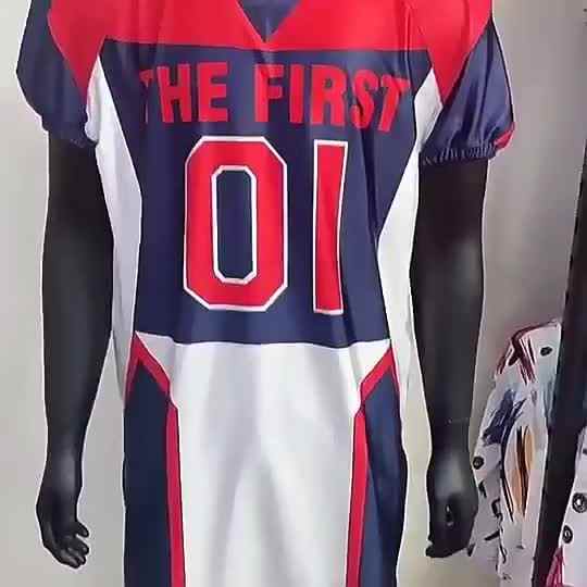 Custom Tackle Twill Embroidery American Football Jerseys