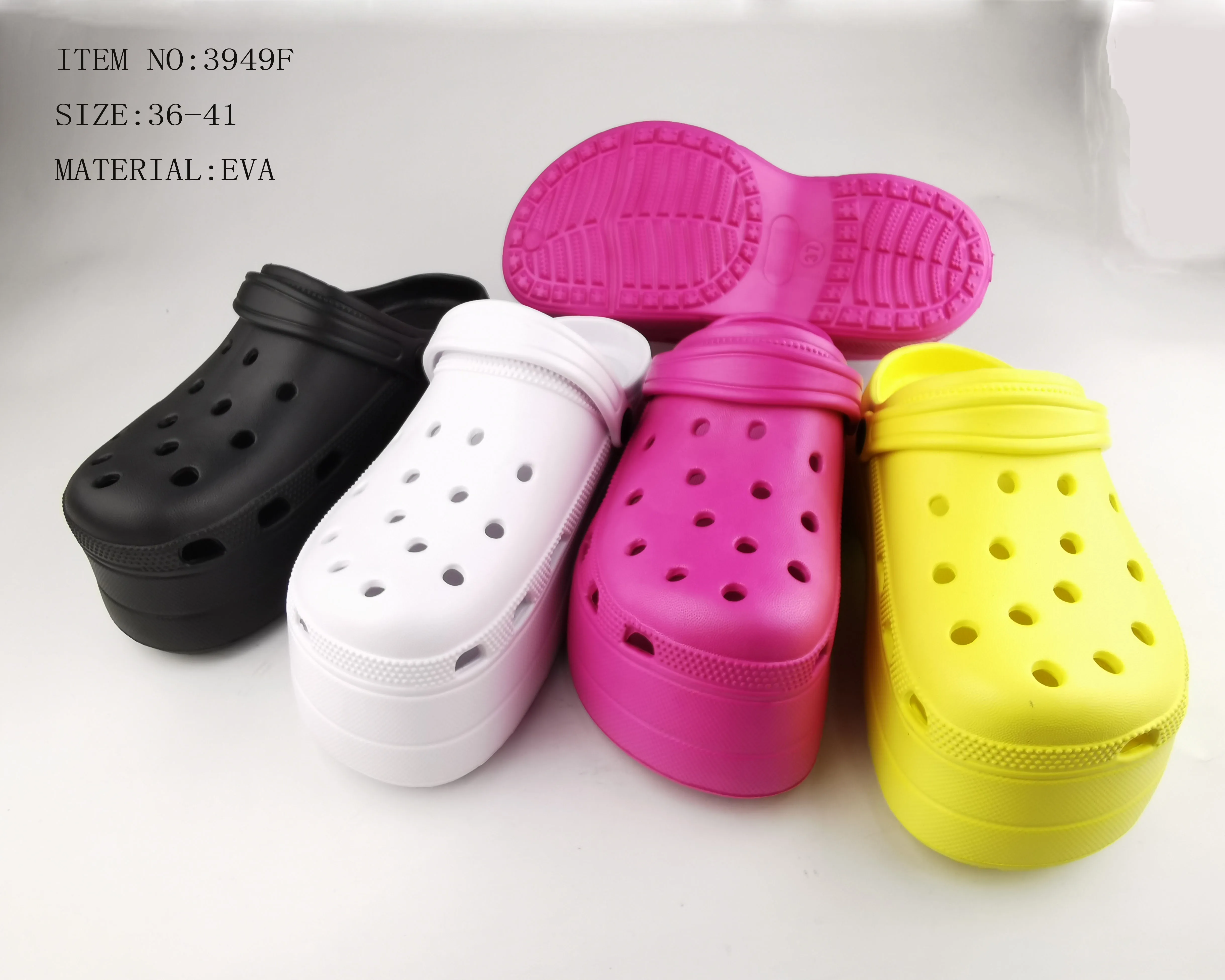 Новые садовые туфли на высоком каблуке, женские тапочки с принтом для улицы