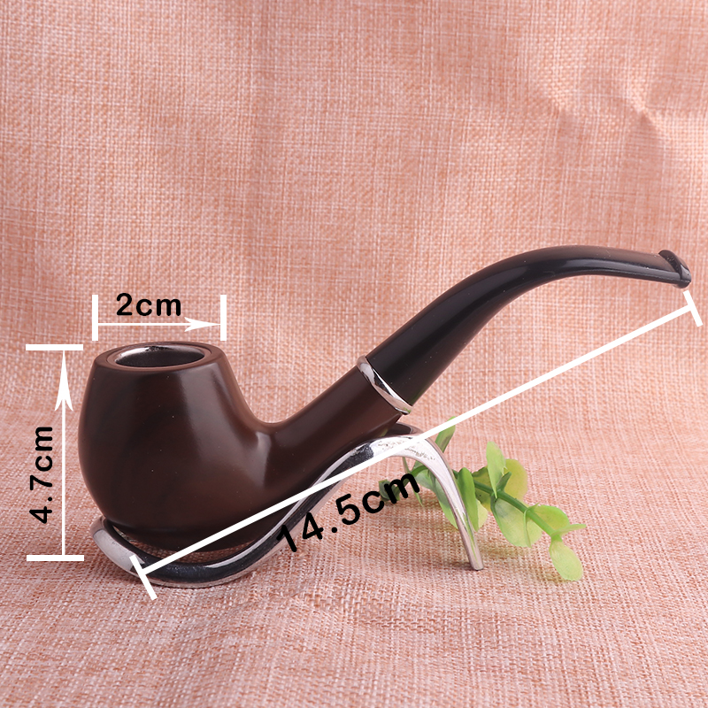 Mnft — 00472 tuyaux de fumée en bois fantaisie, en résine, Logo personnalisé, vente en gros