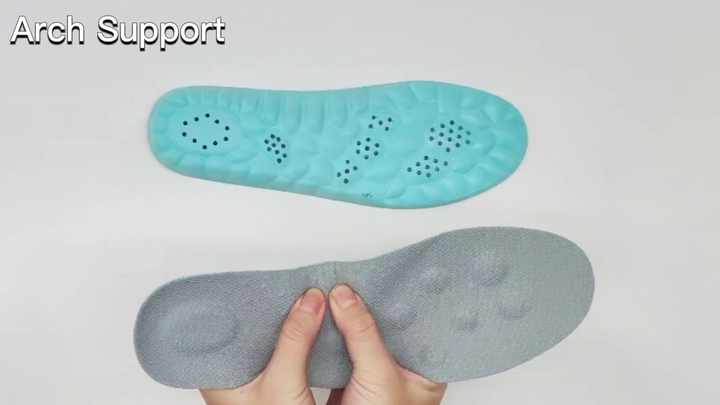 4D Memory Foam Shoe Insoles For Men & Women - Orthotic Support, Sports Comfort 6 thumbnail image